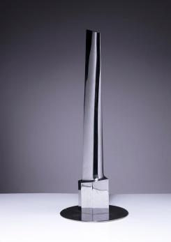 Compasso - Italian 70s Steel Sculpture