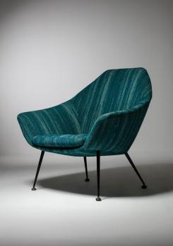 Compasso - Pair of Gastone Rinaldi Lounge Chairs
