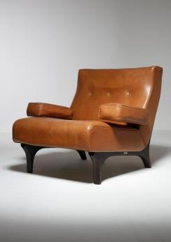 Compasso - P73 "Sir" Lounge Chair by Eugenio Gerli for Tecno