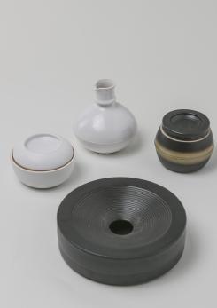 Compasso - Set of Four Ceramic Pieces by Franco Bucci for Laboratorio Pesaro