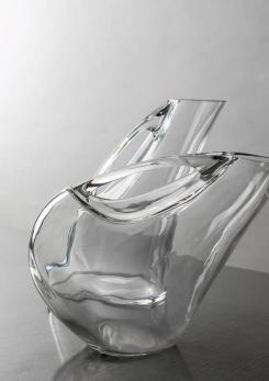 Compasso - Set of Two Crystal Pitchers by Angelo Mangiarotti