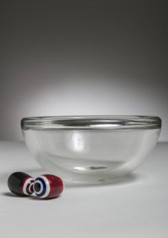 Compasso - Crystal Centerpiece by Barbini, Murano
