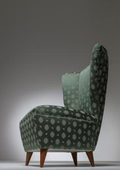 Compasso - Pair of Italian 50s Slipper Chairs 