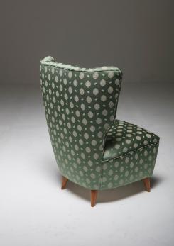 Compasso - Pair of Italian 50s Slipper Chairs 