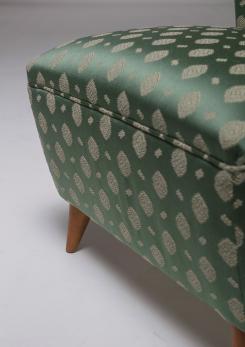 Compasso - Pair of Italian 50s Slipper Chairs Compasso - Pair of Italian 50s Slipper Chairs