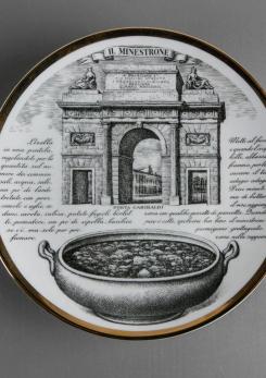 Compasso - Set of Four Fornasetti Dinner Plates