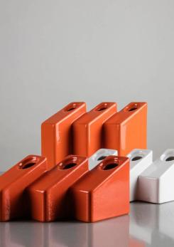 Compasso - Set of Three Ceramic Pieces by Enzo Bioli for II Picchio