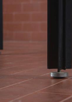 Compasso - Set of Two "Fasce Cromate" Coffee Tables by Luigi Caccia Dominioni for Azucena 