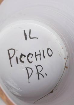 Compasso - Large Ceramic Vase by Enzo Bioli for Il Picchio