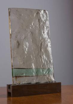 Compasso - Vetrate Grossa Glass Sculpture by Gio Ponti
