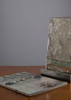 Compasso - Vetrate Grossa Glass Sculpture by Gio Ponti