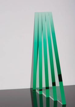 Compasso - Imposing Plexiglass Sculpture by Luca Bonato for Fusina