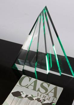 Compasso - Imposing Plexiglass Sculpture by Luca Bonato for Fusina