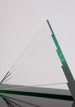 Compasso - Imposing Plexiglass Sculpture by Luca Bonato for Fusina